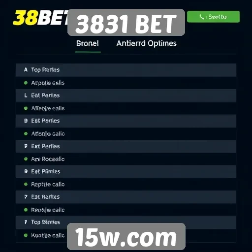 Métodos de pagamento disponíveis no 3831 BET